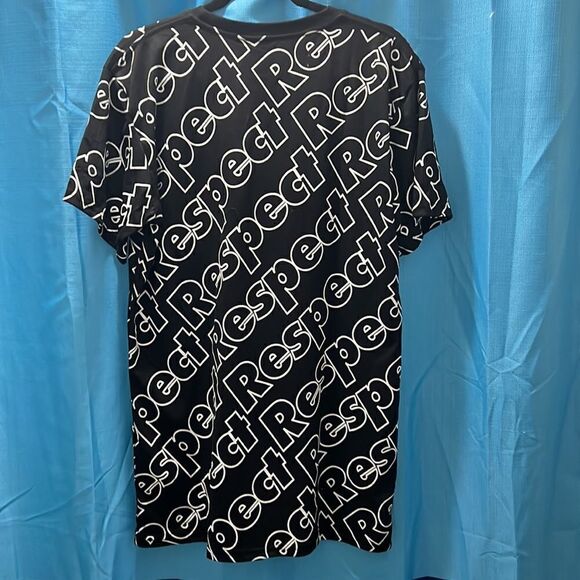 Respect Printed shirt red black white - Picture 4 of 4